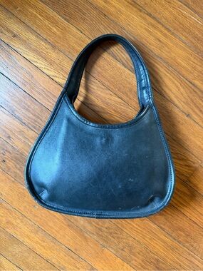 Vintage Coach 9027 Black Leather Ergo Bag Womens Handbag VTG Made in USA